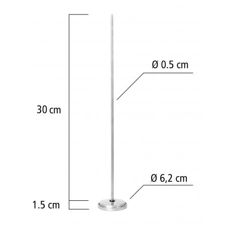 Lantelme Grillthermometer 30cm Edelstahl bis 500 Grad Celsius, 33,90 €