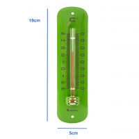 19cm Gartenthermometer Retro Grün