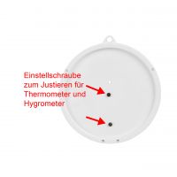 Thermometer und Hygrometer Analog