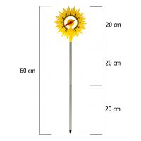 19cm Gartenthermometer Sonne