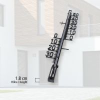 Klassiches 35cm Haus- und Gartenthermometer Kunststoff