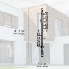 Klassiches 41cm Haus- und Gartenthermometer Metall