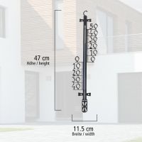 Klassiches 47cm Haus- und Gartenthermometer Kunststoff