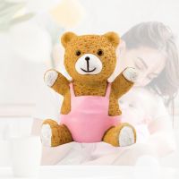 Babyflaschenthermometer 26,5cm Teddy rosa