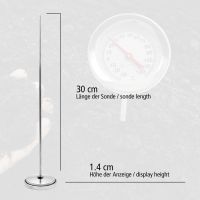Kompostthermometer 30 - 50cm Edelstahl 30cm Sonde